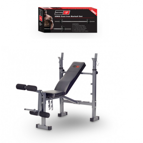 NEW BODYWORX C340STB BENCH AND WEIGHT KIT PACKAGE