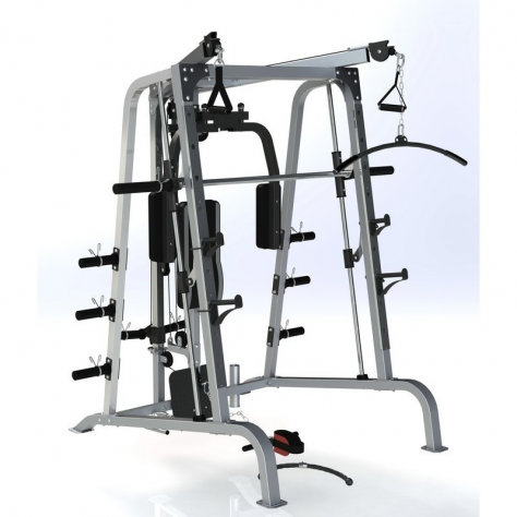 FORCE USA F-SM SMITH MACHINE CABLE CROSSOVER and POWER RACK COMBO
